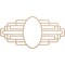 Ekena Millwork Elizabeth Wood Fretwork Pierced Ceiling Medallion, Alder, 32"W x 16"H x 8 3/4"IW x 15 1/8"IH x 3/8"T CMWP32X16X0375EBAL - alternate 1